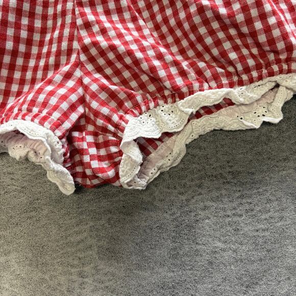 Fashion Nova Plaid Lace Mini Bloomer Shorts ' - Picture 2 of 6